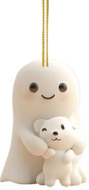 Retailers Go Christmas Ornaments, Acrylic Flat Ghost Doll, For Party Christmas Tree, Hanging Decorations a