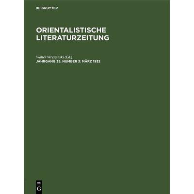 März 1932, Gebundene Ausgabe von , De Gruyter, 978-3-11-261513-3