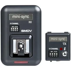 SMDV Mini Synchronisationsgerät, Blitzgerät Zubehör, Schwarz