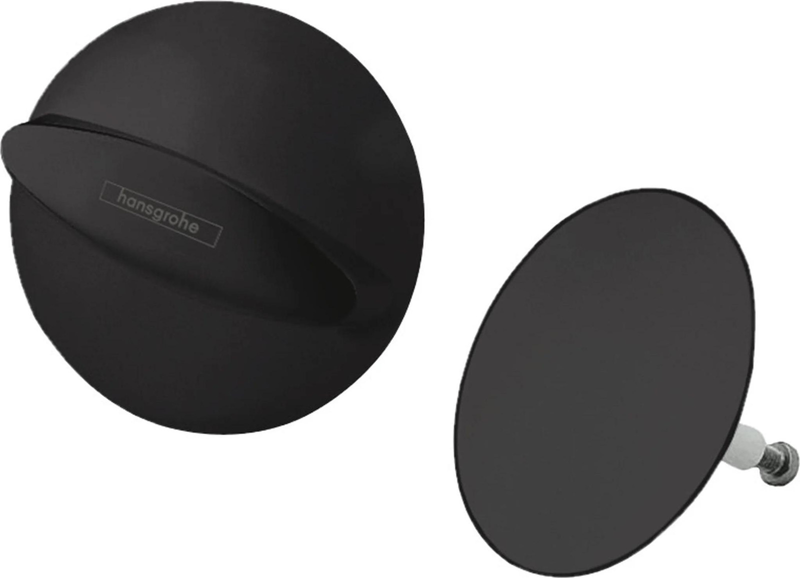Hansgrohe Flexaplus complete set, matzwart