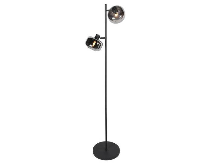 Zwarte vloerlamp Tenebris 2-lichts Steinhauer - 4213ZW