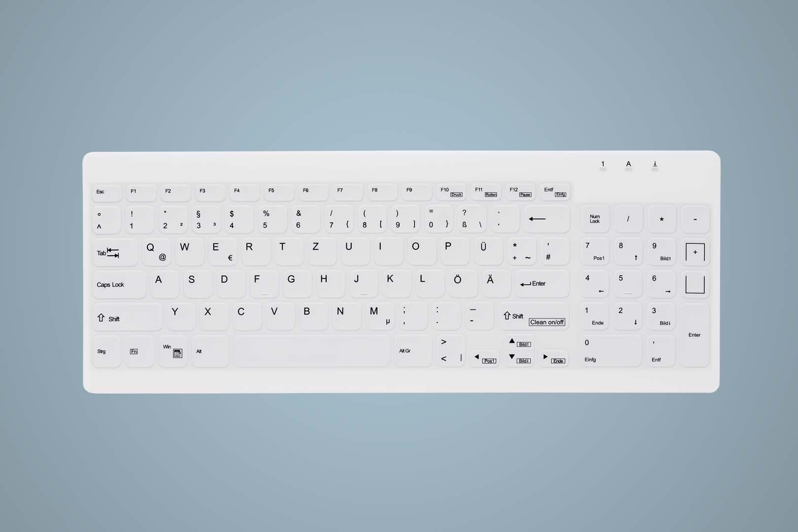 Contour Design Active Key AK-C7012, Kabelgebunden, USB, Scherenschalter, Weiß