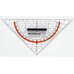 Rumold Geometriedreieck 1046 16cm Acrylglas transparent