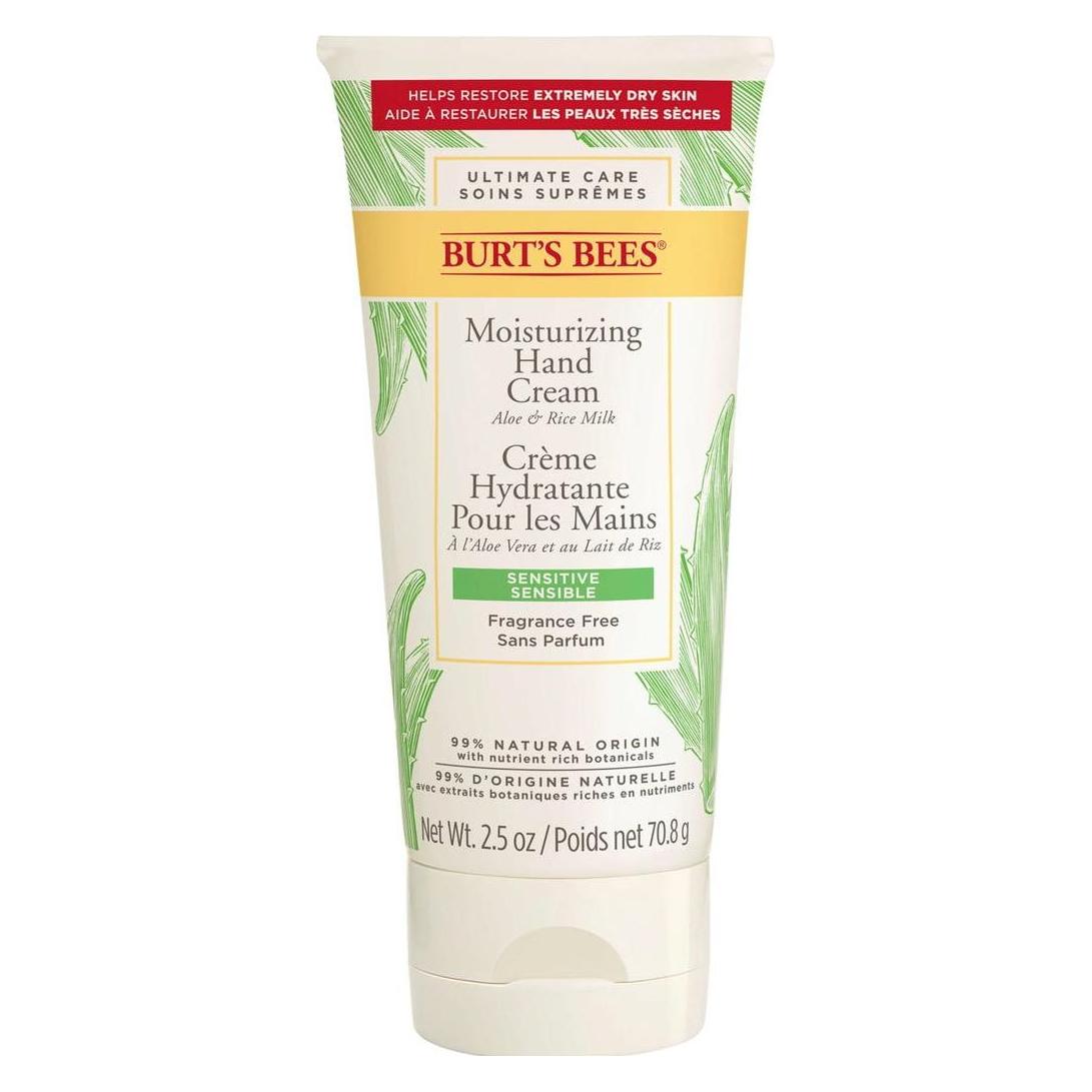 Burt's Bees Feuchtigkeitsspendende Creme für sehr trockene Hände und empfindliche Haut mit Aloe und Reismilch (54393731)