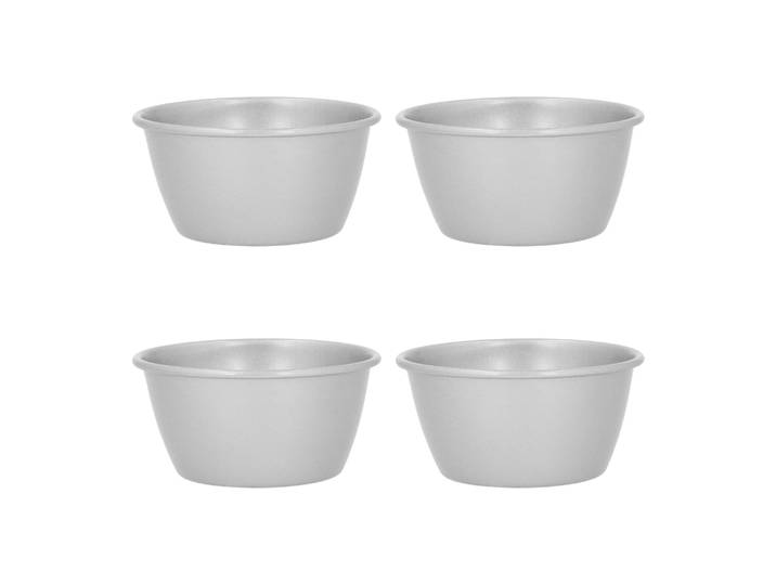 Krumble Puddingvormen - Zilver - Set van 4