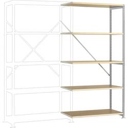 Manuflex RP1116.9006 Fachbodenregal-Anbaumodul (B x H x T) 1000 x 2000 x 1000 mm Holzboden