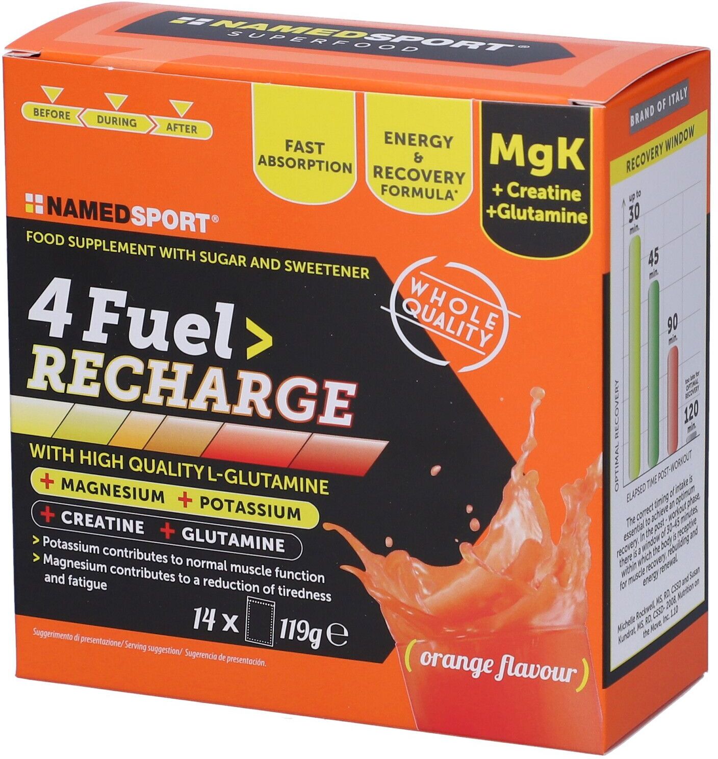 NAMEDSPORT Srl NamedSport, 4Fuel Recharge, 14 Bustine