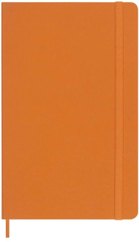 Carnet L personnalisable à couverture souple Moleskine Capri orange