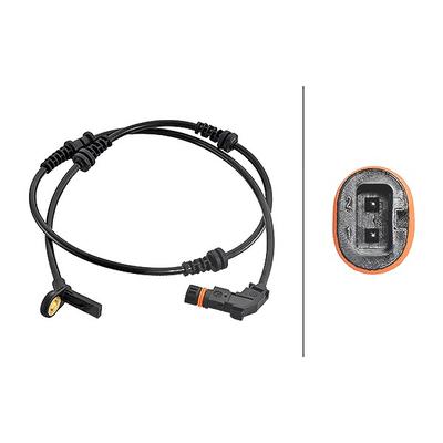 Hella Sensor, Raddrehzahl [Hersteller-Nr. 6PU230048-231] für Mercedes-Benz