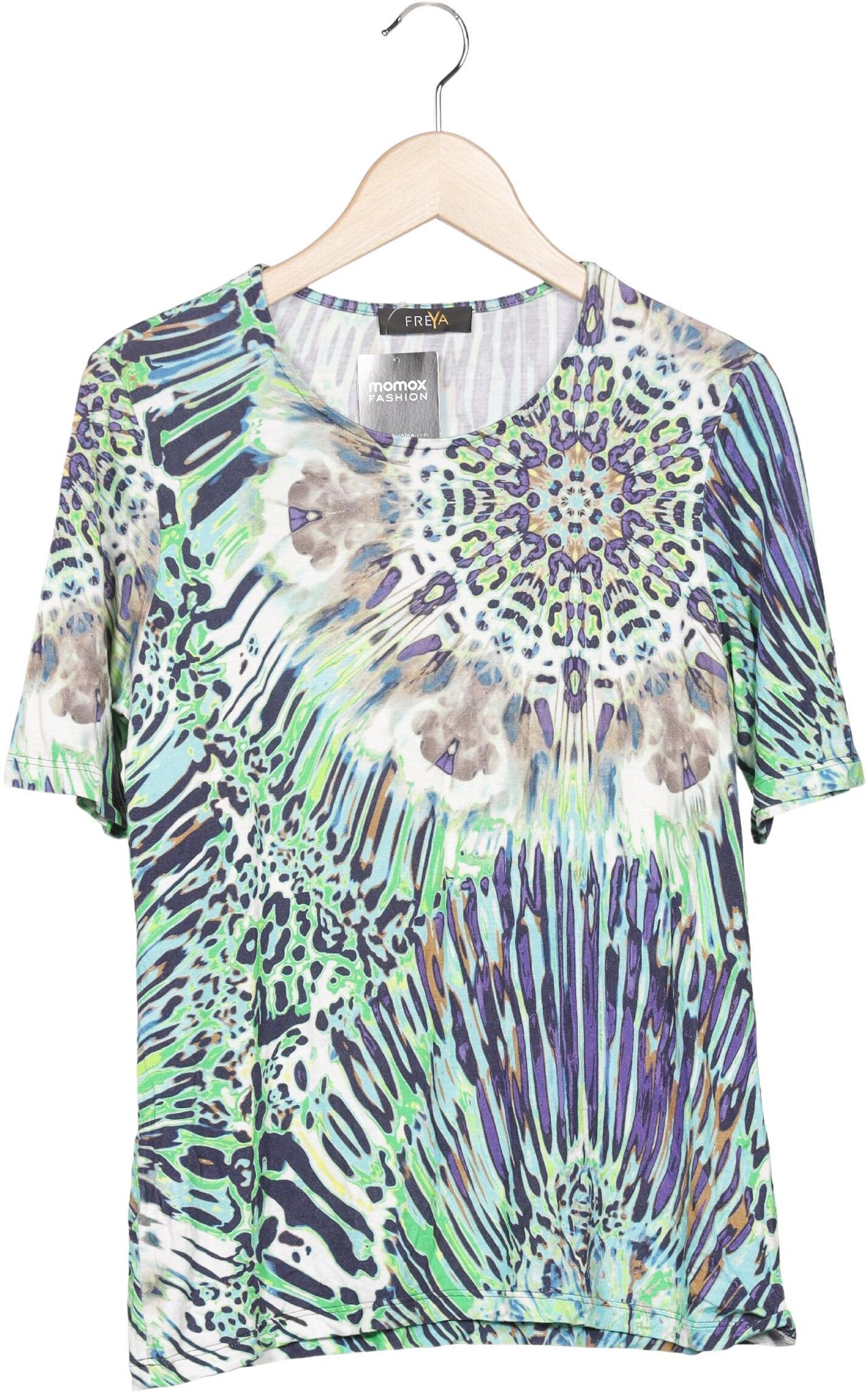 Freyja Canada Damen T-Shirt, Mehrfarbig, Gr. M, kein / Etikett - Second Hand