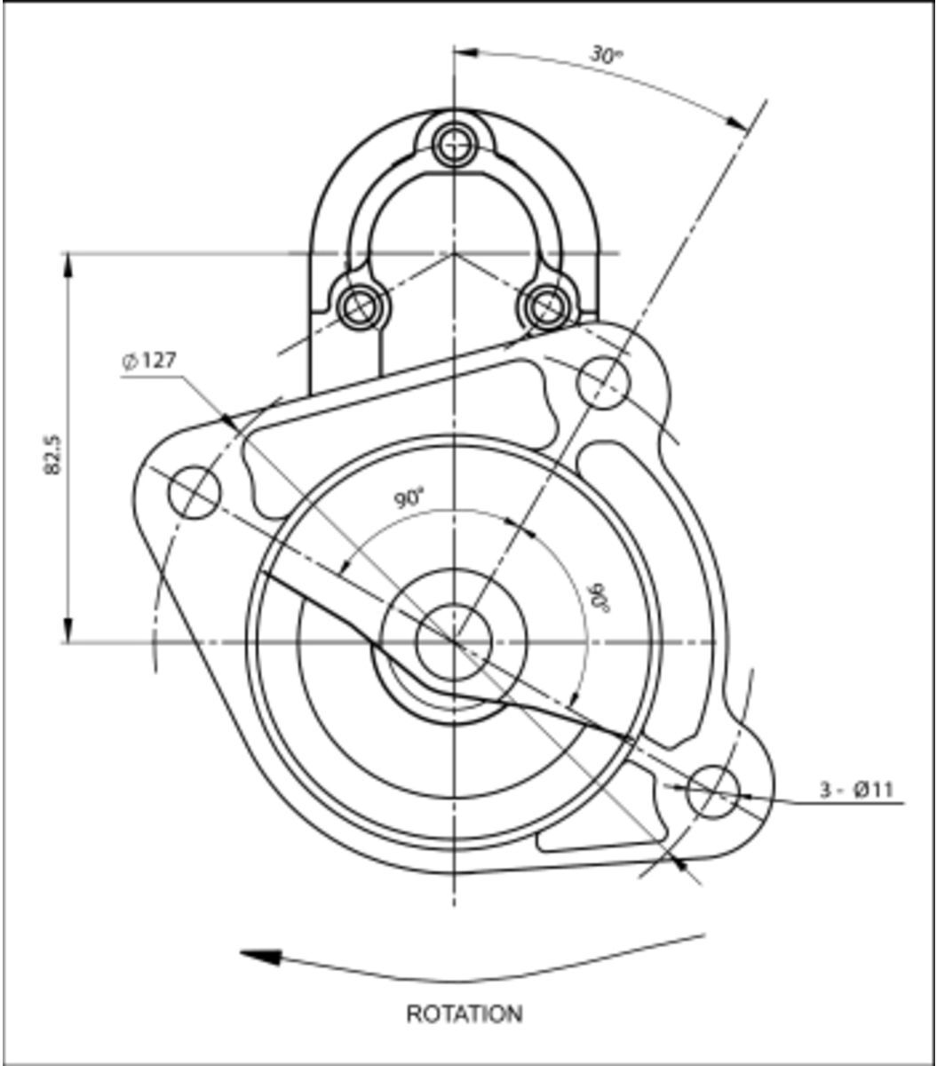 Starttimoottori, Käynnistin Prestolite Electric Ltd 861036
