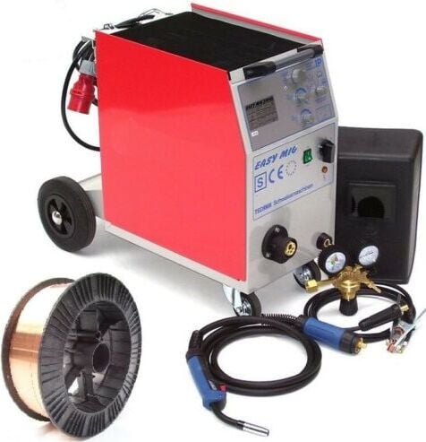 Apex Easy MIG 210 AM MIG/MAG lasapparaat inclusief MB15 laspistool en 15 kg draad van 0,8 mm