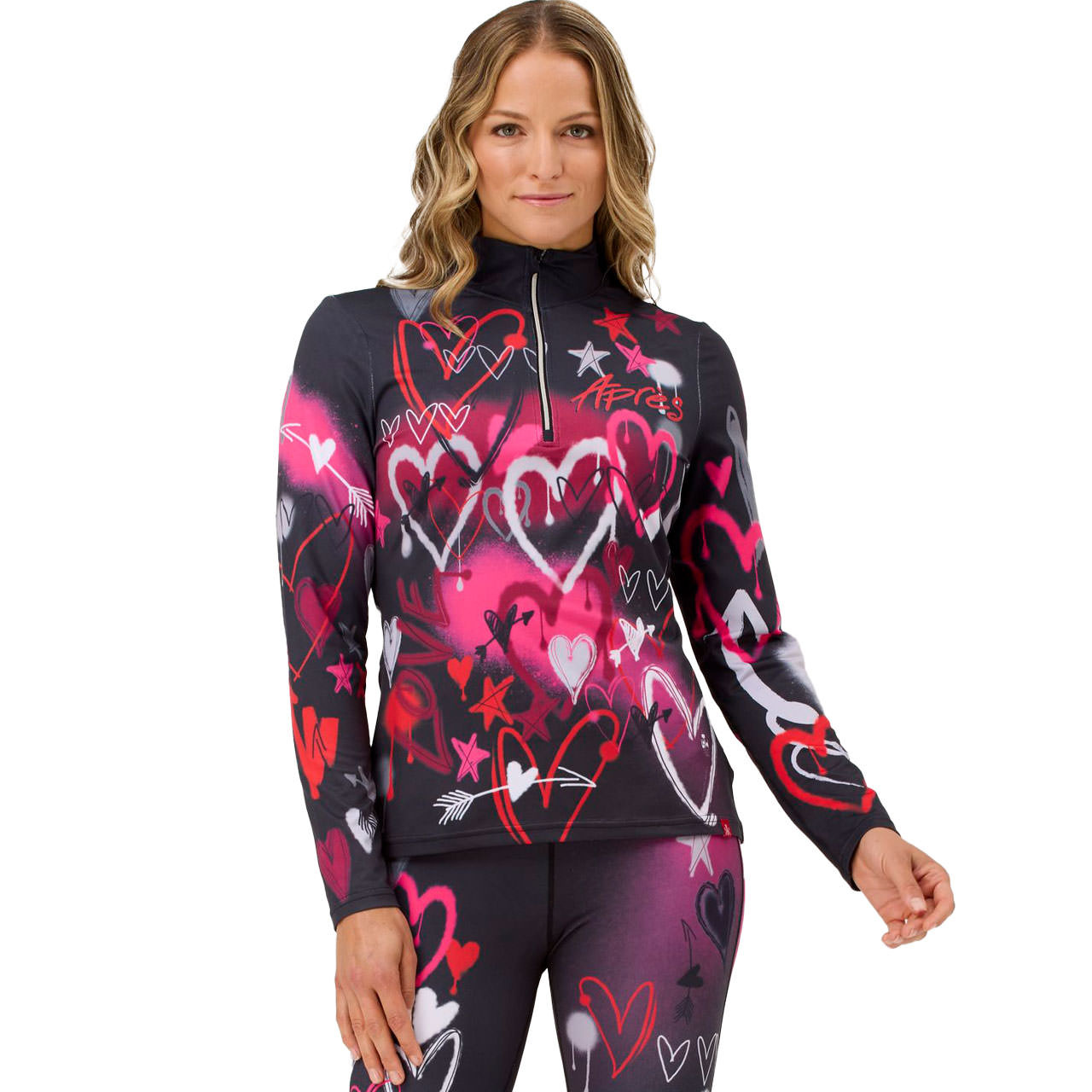 Krimson Klover Damen Skishirt GRAFFITI black - S