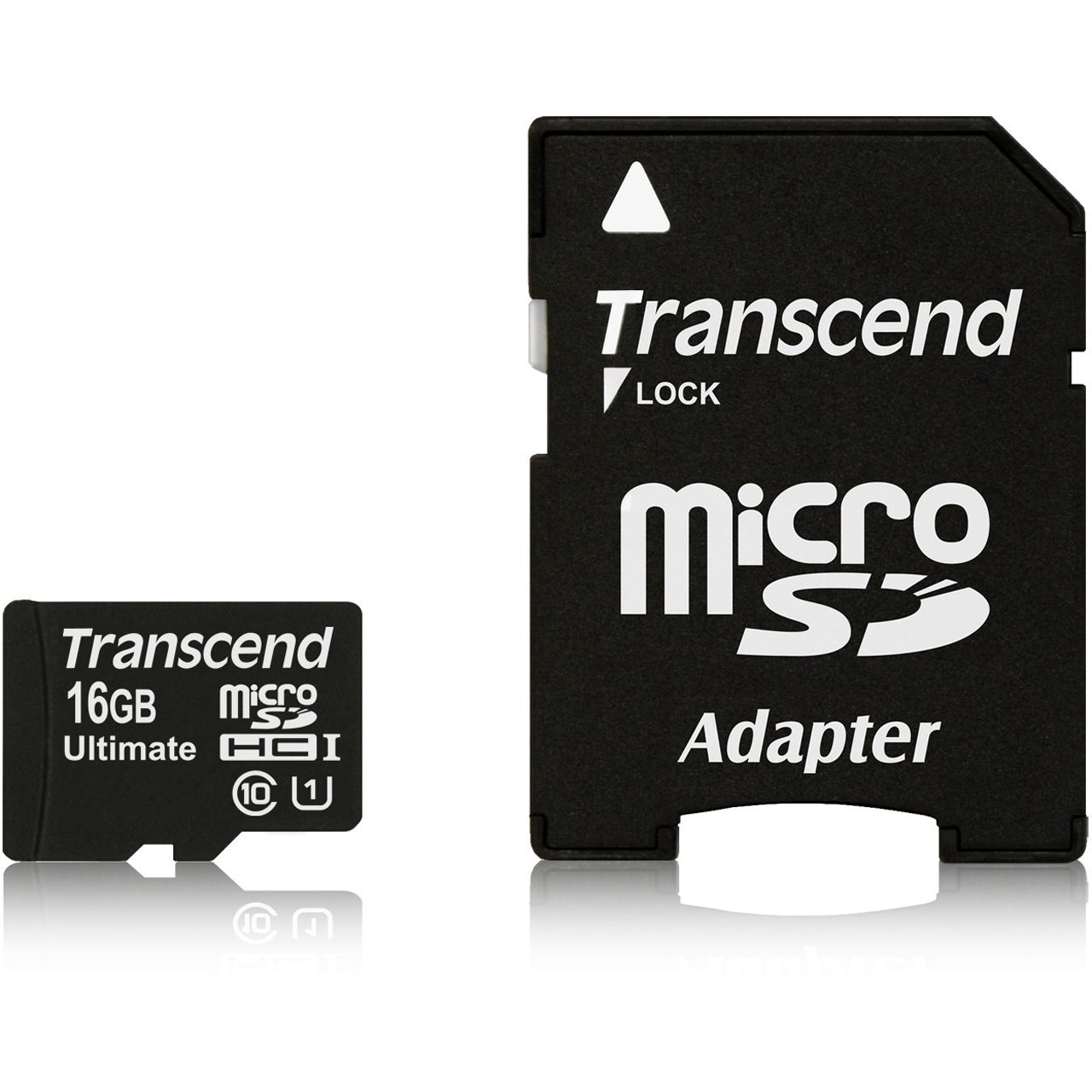 16 GB Transcend microSD Class 10 Retail inkl. Adapter