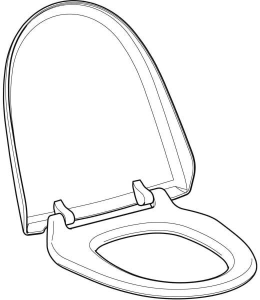 Abattant et abattant de toilettes Geberit manhattan 250034CG1 pour Geberit AquaClean 8000 / 8000plus