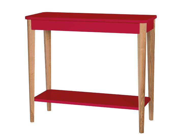 Konsolentisch 85cm Rot/Rot
