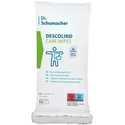 Dr. Schumacher Descolind Care Wipes – Hautreinigungstücher, 10 Tücher pro Packun...
