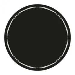 Sovie HORECA Tassen-Deckchen Basics Schwarz aus Tissue 9-lagig, Ø  90 mm, 250 Stück - Einweg Untersetzer
