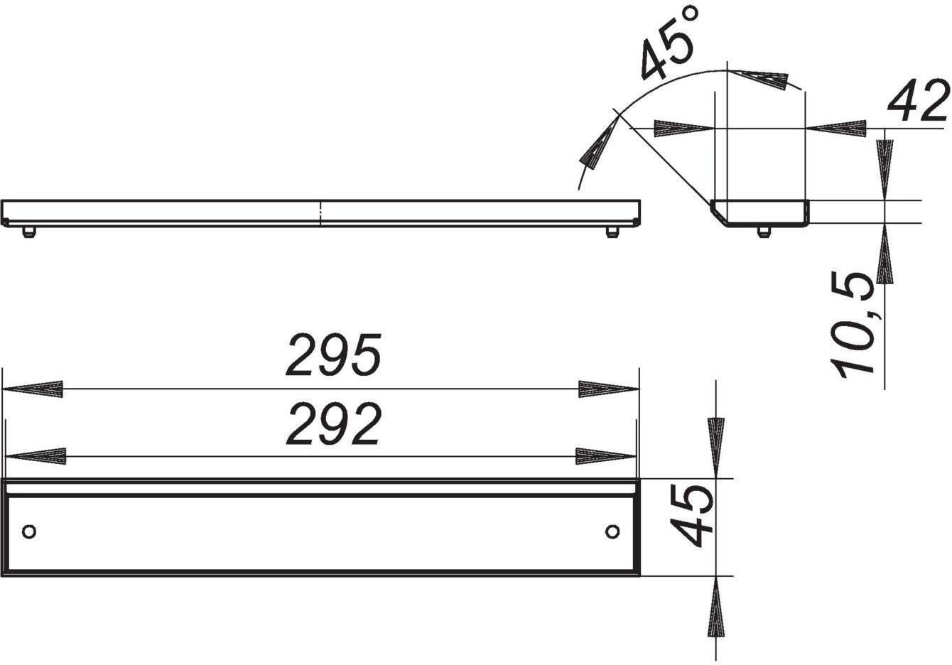 Dallmer CeraWall Individual Abdeckung