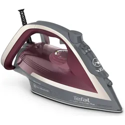 Tefal Ultragliss Anti-Calc Plus FV6840E0 iron Steam iron 2800 W Purple, Silver, Bügeleisen, Silber, Violett
