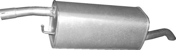 Polmo Endschalldämpfer 08668 Für Ford