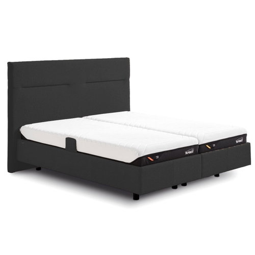 Tempur Boxspringbett Flat Texture TEMPUR BOXSPRINGBETT FLAT Texture 110 cm, Nussbaum
