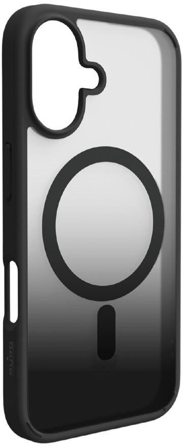 PURO iPhone 17 GRADIENT Case - MagSafe Kompatibel - Gennemsigtig / Sort