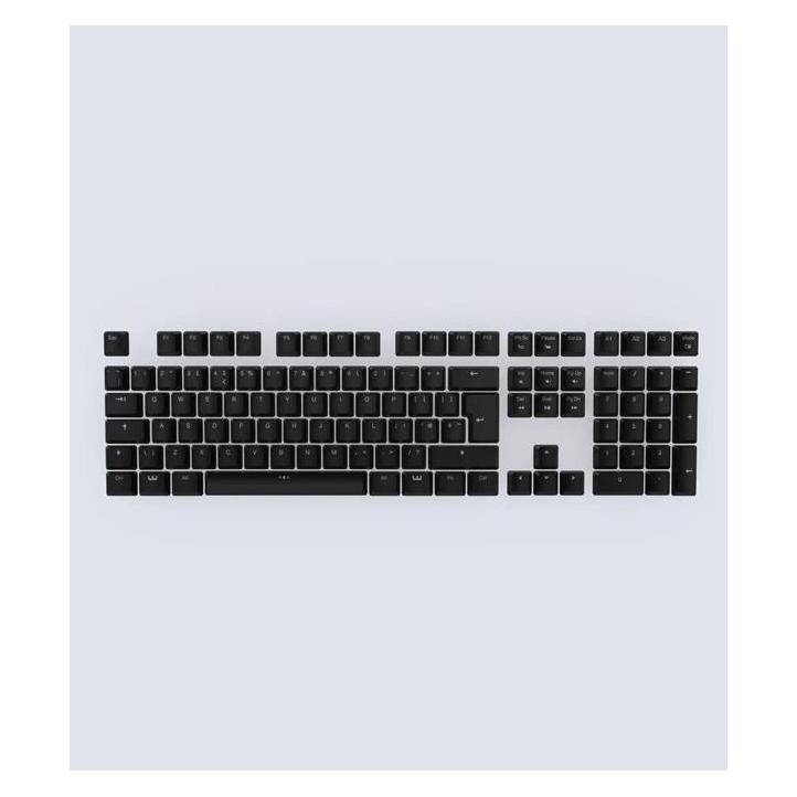 Wooting ABS Keycaps - UK (ISO) - Keycaps - Engelsk - UK - Sort (KC1-UK1-ASL-BK1)