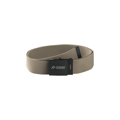 Synthetikgürtel MAIER SPORTS "Tech Belt", Damen, Gr. 1, beige (dunkelbeige), Kunstfaser, Gürtel, Gürtel mit elastischem Gurtband, stufenlos verstellbar