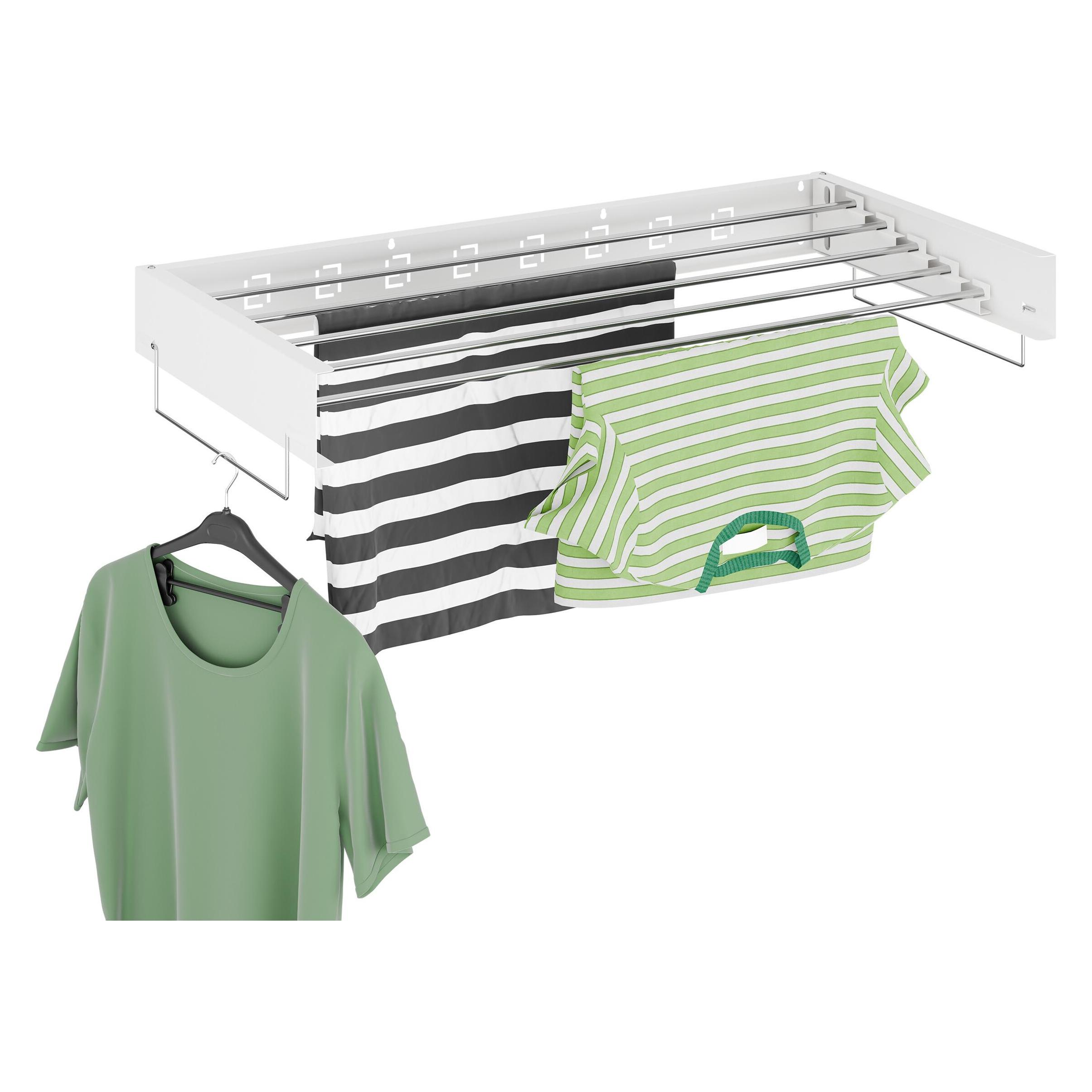 Relaxdays Wand-Wäscheständer (6 m) (4052025867508)