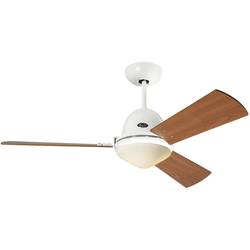 CasaFan Libeccio Deckenventilator 64 W (Ø x H) 142 cm x 285 mm Lack-Weiß mit Fernbedienung, mit Beleuchtung, Winterbetrieb 9314254