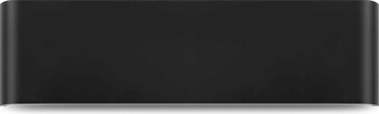 Braytron LED wandlamp zwart 8W 3000K warmwit 400 lm