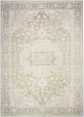 Nourison Vintage Washables Indoor only Green Persian Area Rug