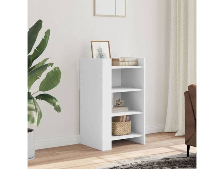 Buffet blanc 45x35x75 cm bois d'ingénierie 848381