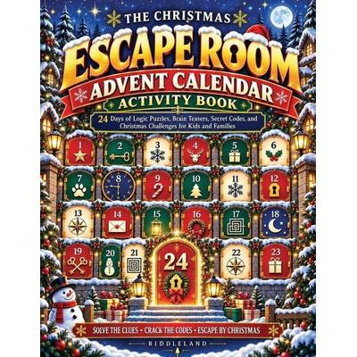 The Christmas Escape Room Advent Calendar Activity Book, Taschenbuch von Riddleland, BCBM Holdings, 978-1-957515-88-5