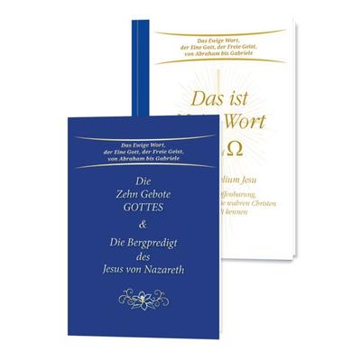 Set Taschenbuch Das ist Mein Wort - Die Zehn Gebote Gottes und Die Bergpredigt des Jesus von Nazareth, Set von , Gabriele-Verlag Das Wort,