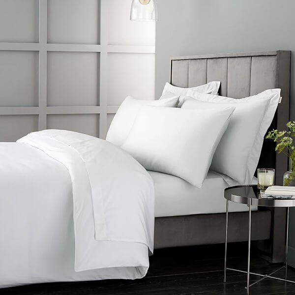 Bianca Fine Linens Cotton Sateen Fitted Sheet White