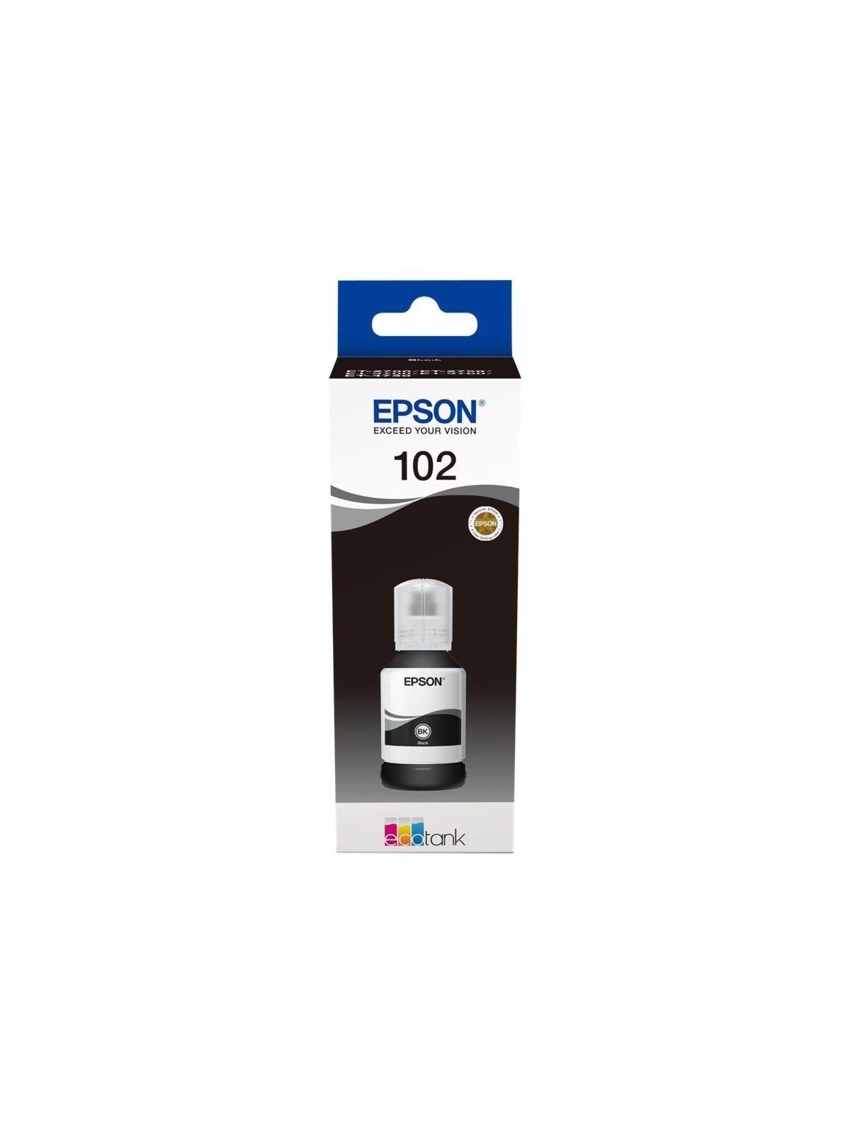 Epson 102 - sort - original - blækbeholder