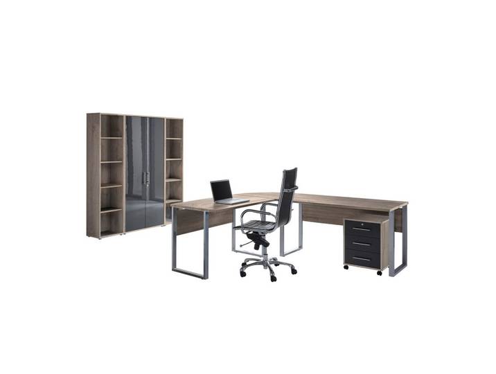 Büro Office Edition Set 3 Sonoma Eiche/Anthrazit