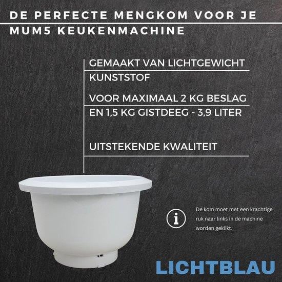 Bosch Witte ronde kunststof mengkom, 3,9 liter