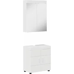 vidaXL, Badmöbelset, Maxwell Sink base +mirror cabinet