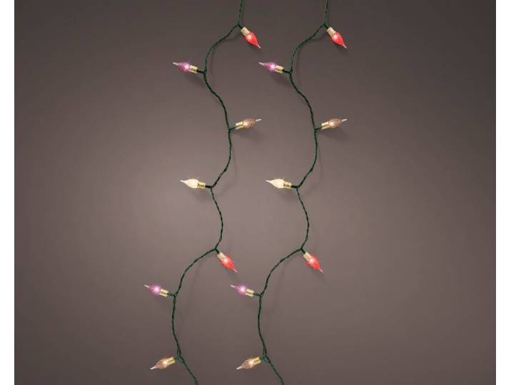 Led vintage lights peer 120 lamps multi colour