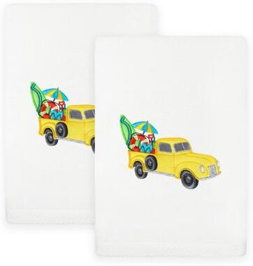 Authentic Hotel and Spa Summer Truck Hand Towels (Set of 2)