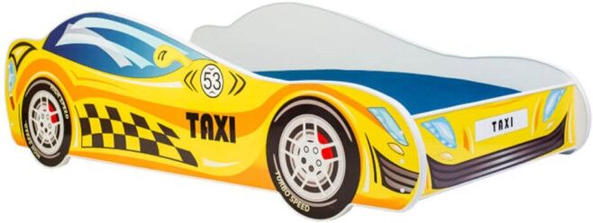 KOBI Łóżko Dziecięce Auto Taxi 80x160