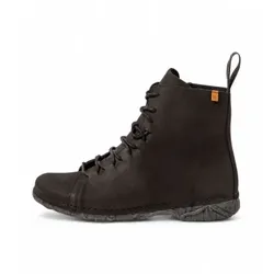 El Naturalista für Damen. 2N9091101005_001 Angenehme Lederstiefeletten schwarz (36), Wohnung, Schnürsenkel, Lässig