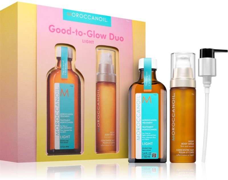 Moroccanoil Good-to-Glow Duo Light ensemble pour cheveux et corps 1 pcs