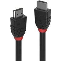 High Speed HDMI Kabel, Black Line schwarz, 1 Meter