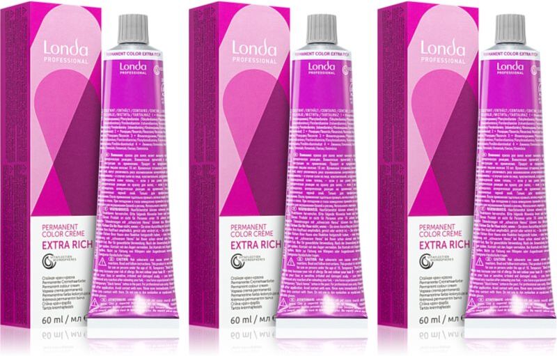 Londa Professional Permanent Color Extra Rich coloration cheveux conditionnement avantageux teinte 7/18