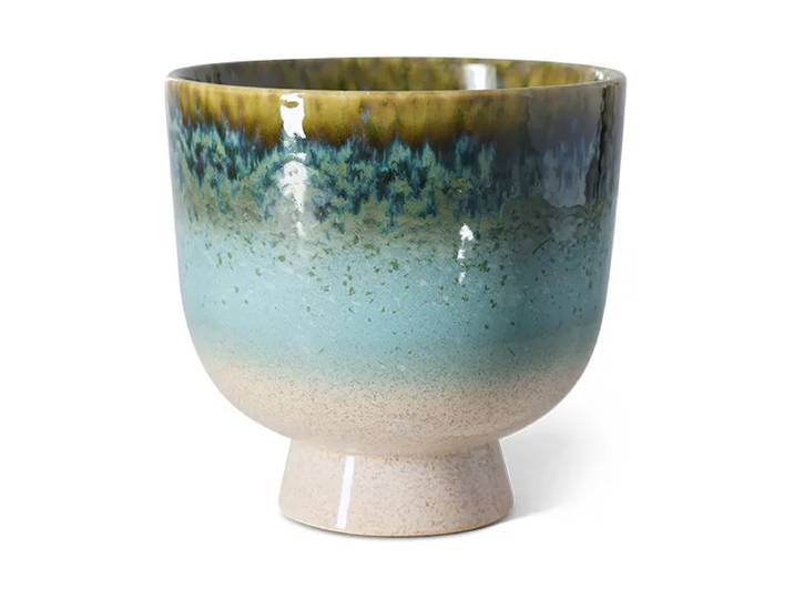 HKliving Pot de fleurs rétro Ø20,5 cm Lagoon