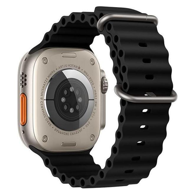 Forcell Strap F-DESIGN FA12 strap for APPLE Watch 38 / 40 / 41 mm black (polyester fiber) (48587295)